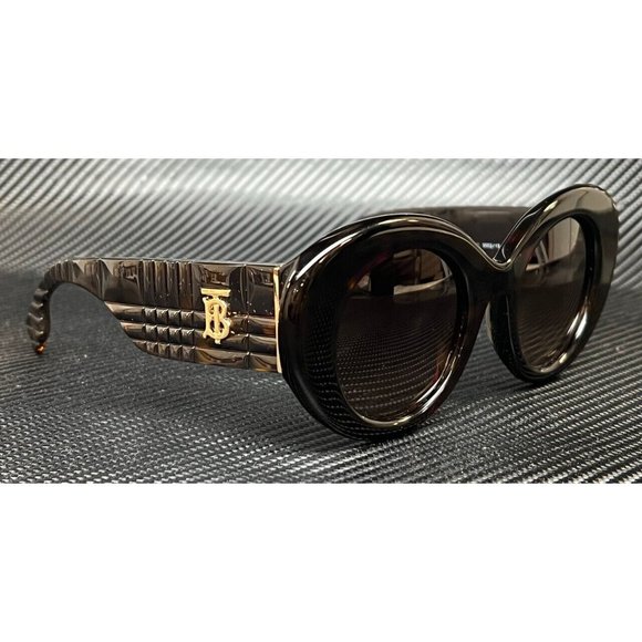 Burberry Havana 49mm Dark Brown Women Sunglasses - Picture 3 of 5